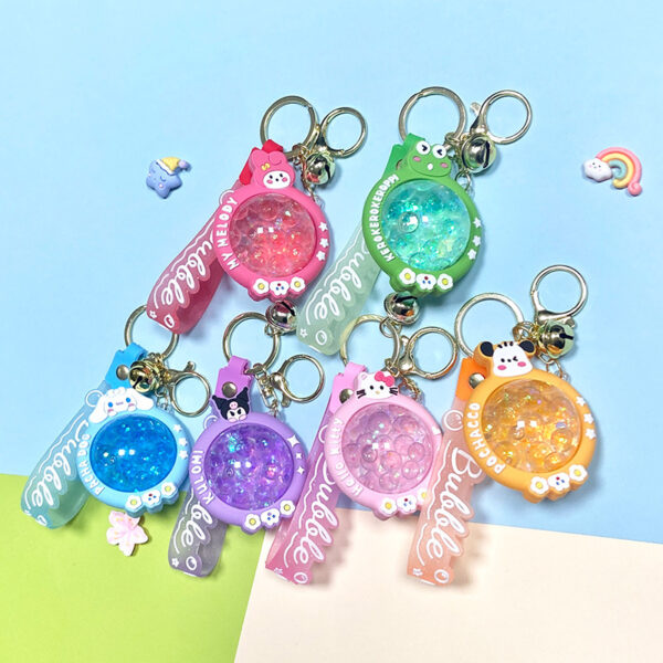 oly-ad23cb79656899fc2712cc6e78e95a11 Wholesale Bubble Bead Acrylic Keychain Car Key Accessory Decorative Gift Boutique Resale OLY Exclusive