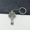 Wholesale Celtic Cross Keychain Pendant Silver Metal Car Key Accessory