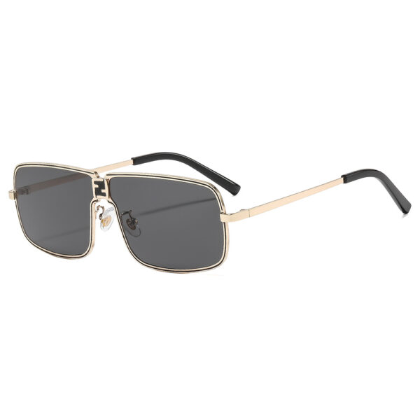 oly-ad4d6b39e1dee1e4dba79a80b8e7b242 Wholesale Vintage Gold Metal Square Sunglasses UV400 Trendy Outdoor Fashion Accessory