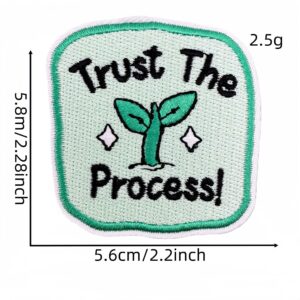 Cartoon english cloth sticker 17#