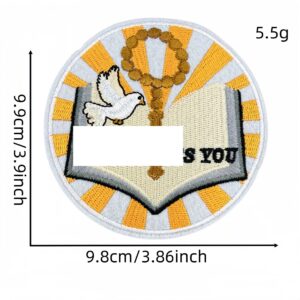 Cartoon English Cloth Patch #3