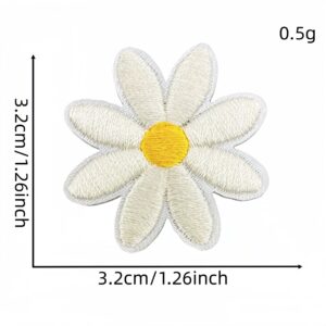 Beige medium-sized floral applique #26