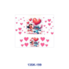 oly-ad8a073557d162535a506192cf2b7bd4 Wholesale 8pcs Romantic Bow Mini Cup Keychain Sticker