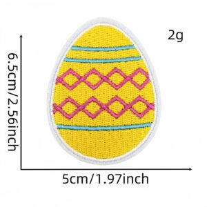 Easter egg cloth stickers 12#