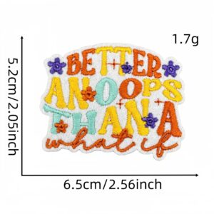 Colorful english cloth stickers 9#