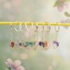 Wholesale Chakra Tree of Life Crystal Bag Charm Keychain Fashion Accessory Boutique Resale