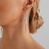 oly-adcb76d4c93a3a4261e775c6773ec4e7 Wholesale Y2K Vintage Double Ring Earrings for Women Zinc Alloy Punk Style Fashion Jewelry Accessory
