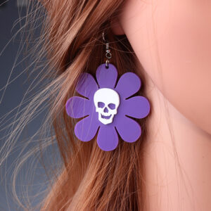 Purple skull flower m43-1