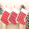 Wholesale Christmas Striped Stocking Red White Large Size Holiday Gift Bag Resale