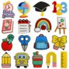 Wholesale Embroidered Iron on Cartoon Learning Patches Decorative Accents for Children