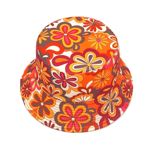 Wholesale Trendy Floral Fisherman Hat Sun Protection Women's Outdoor Casual