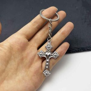 Love cross keychain