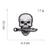 oly-adf79b8a8bd9440b5d6707f0816d5632 Wholesale Polyester Thread Undead Skeleton Patch - Fashion Decorative Accessory for Boutique Gift