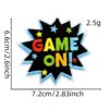 Wholesale Game Controller Design Embroidered Patches Polyester Thread Decorative for Bags Clothing Boutique