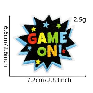 Blue game cloth stickers 1#