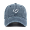 Wholesale Trendy Love Heart Baseball Cap Adjustable Sun Protection Unisex Gift