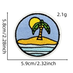 Landscape cloth stickers 11#
