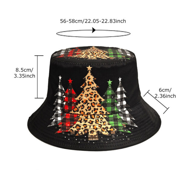 Wholesale Christmas Tree Pattern Bucket Hat Fashion Accessory Gift Boutique Resale