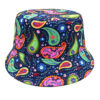 Wholesale Reversible Paisley Pattern Bucket Hat Unisex Sun Protection Fashion Accessory for Outdoor Everyday Use