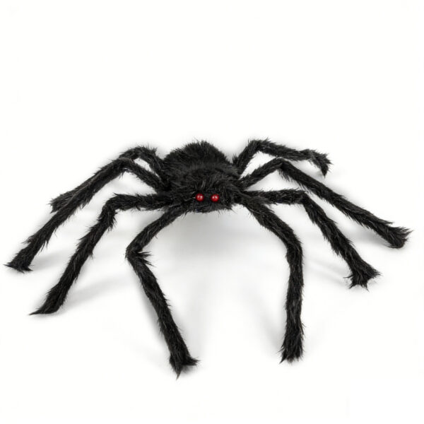 Wholesale Flannel Halloween Spider Plush Toy - Black Decorative Spider for Party, Home Decor, Gift
