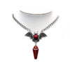 oly-ae2c085eb1c87732f3012d9ca2a2570f Wholesale Gothic Hip Hop Bat Cross Pendant Necklace Zinc Alloy Jewelry Accessory for Women and Girls
