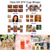 Wholesale 16oz Long Haired Girl Cartoon Series Cup UV DTF Wraps