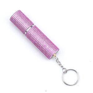 Pink / Perfume bottle keychain