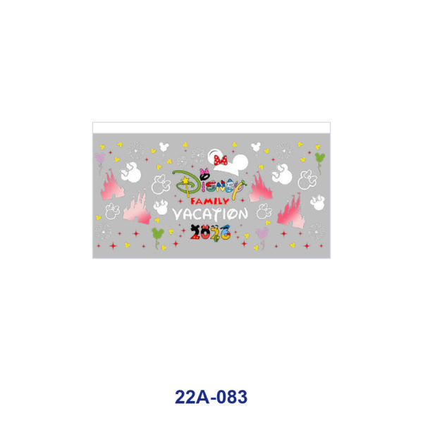 oly-ae5a852de1c551a4859ae84546d1679e Wholesale 5pcs Cartoon Mouse Characters Fantasy Castle Bow Fireworks Vacation Mixed Print 16oz Cup UV DTF Wraps OLY Exclusive