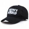 Wholesale Casual Wayne's World Printed Logo Baseball Cap Cotton Blend Sunshade Hat for Men Women OLY Exclusive