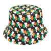 Wholesale Trendy St. Patrick's Day Bucket Hat Clover Print Sun Protection Gift