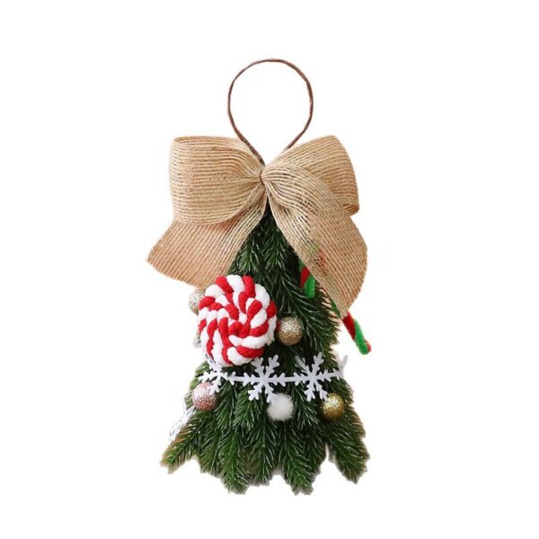 oly-ae618c3e9886543ee7b2423d2e5344d0 Wholesale Cartoon Style Red White Snowflake Pe Christmas Tree Desktop Decoration Home Decor Gift