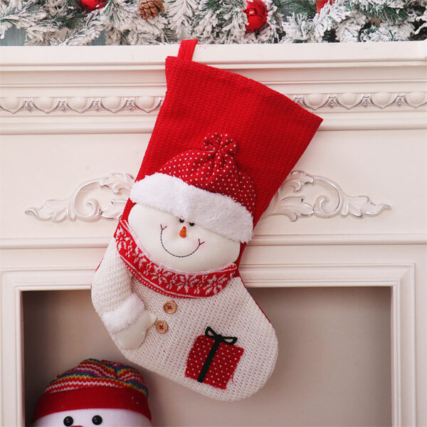 oly-ae6721a507804066083eafbe1885a90c Wholesale Stylish Christmas Stocking Large Knit Santa Candy Gift Bag