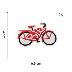 Red series cloth stickers 14#