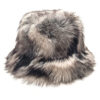Wholesale Gradient Faux Fur Bucket Hat Winter Warm Fashion Accessory Gift for Women