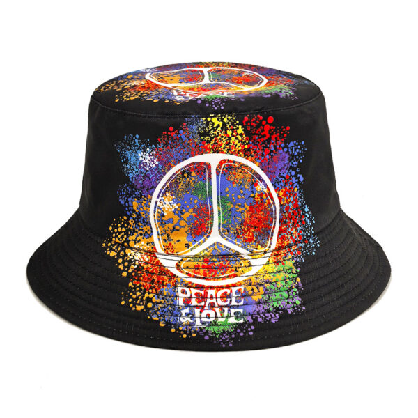 oly-aec8242d6bc0a1cc7668833afe9be06a Wholesale Double Sided Graffiti Fisherman Hat Sun Hat for Men Women Daily Wear