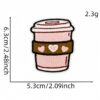 oly-aef443ae1f940e7b689126b462f32bd9 Wholesale Trendy Embroidered Fabric Patch Pink Holiday Design Polyester Thread Bag Charm
