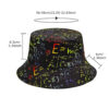 Wholesale Casual Number Pattern Fisherman Hat Sun Protective Unisex Hat for Outdoor Activities