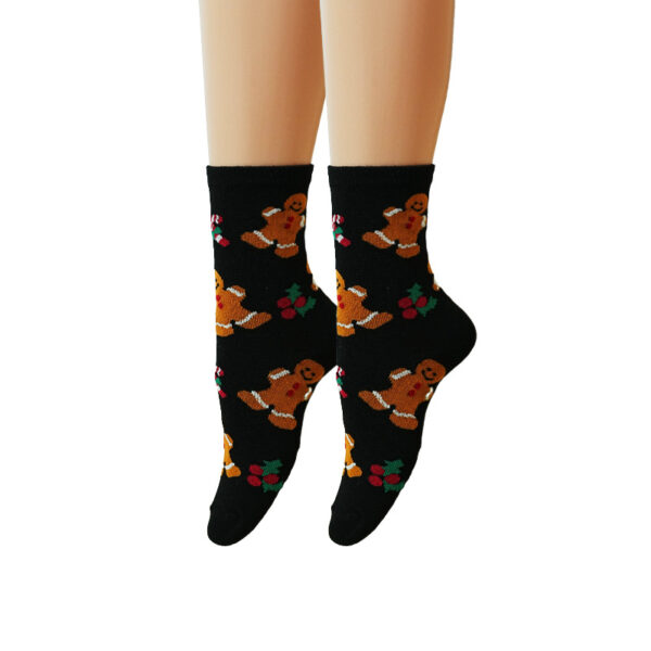 oly-aef731229575007300c88d47a5f85227 Wholesale Autumn and Winter Trendy Christmas Socks Santa Claus Elk Snowman Gingerbread Man Cartoon Mid Calf Socks Cross Border Foreign Trade