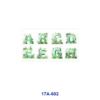 oly-aefe28bc7caf82db273b788d0781117d Wholesale 5pcs Fairy Forest Floral 26 Capital Alphabet Green Vine Blue Hydrangea Custom Initial Decor Prints 16oz Cup UV DTF Wraps