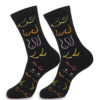 oly-af034465ff6d33a0cfec6d3ed160599a Wholesale Black Chest Print Casual Socks Fashion Accessory for Party Gift Boutique Resale