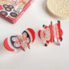 Wholesale Chic Acrylic Santa Claus Hair Claw Clip Fashion Hair Accessory for Women