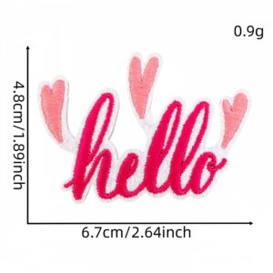 Hello hello cloth sticker 3#
