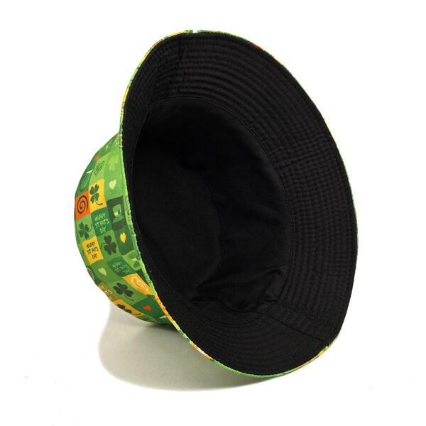 oly-af2f9f653ada41fa2ff6df2ff8cb4831 Wholesale Trendy Irish Clover Reversible Fisherman Hat with Sun Protection for Men Women
