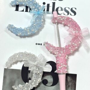 oly-af58d842ab42815621661d12f68eeb06 Wholesale Moon Boat Sky Blue Beaded Car Phone Charm Fashion Accessory Gift for Resale