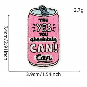 Pink english cloth sticker 3#