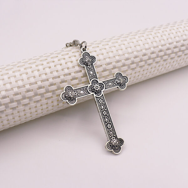 oly-af7580d1573a8e0a743c714e47162ccf Wholesale Cross Keychain Pendant Alloy Silver Bag Charm Key Accessory