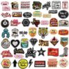Wholesale Trendy Colorful English Letter Embroidered Patches for Bags Clothing DIY Fashion Accessory