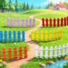 Wholesale Pastoral Miniature Pine Fence Ornament Decorative Accent for Succulent Garden Micro Landscape Resale