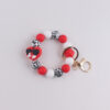 oly-afb1f5f662120769053517d58385f15a Wholesale Cow Print Silicone Bracelet Keychain Fashion Accessory Gift