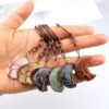 oly-afb9b6fe7d474143bdba878b9b5b8c30 Wholesale Natural Stone Moon Bag Charm Trendy Car Key Accessory for Daily Use